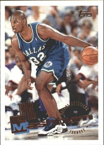 Jamal Mashburn 1995-96 Hoops Number Crunchers #8 Dallas Mavericks