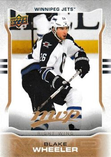 #60 Blake Wheeler - Winnipeg Jets - 2014-15 Upper Deck MVP Hockey