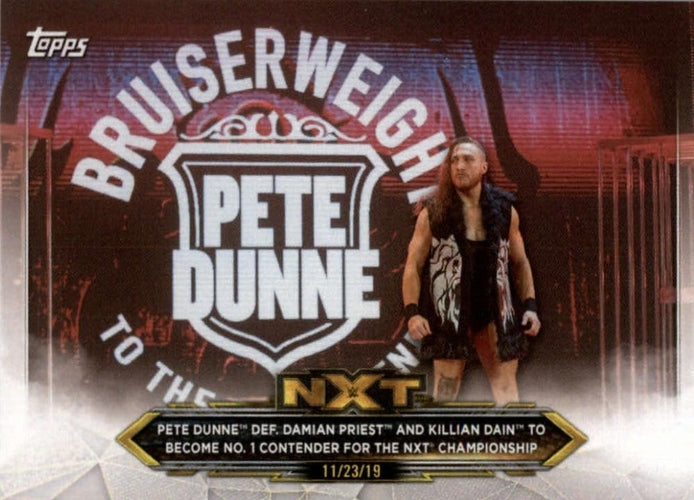 #60 Pete Dunne / Damian Priest / Killian Dain - 2020 Topps WWE NXT Wrestling