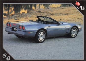 #60 1986 Corvette Convertible - 1991 Collect-A-Card Vette Set