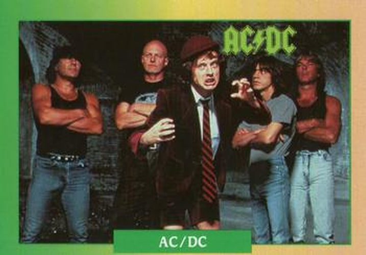 #60 AC/DC - 1991 Brockum Rock Cards