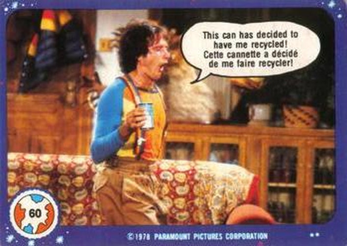 #60 This Can Has Decided to Have Me Recycled! - 1978 O-Pee-Chee Mork & Mindy