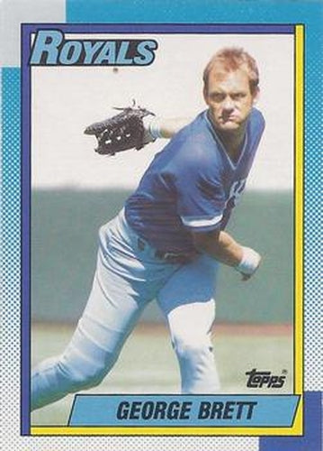 #60 George Brett - Kansas City Royals - 1990 O-Pee-Chee Baseball