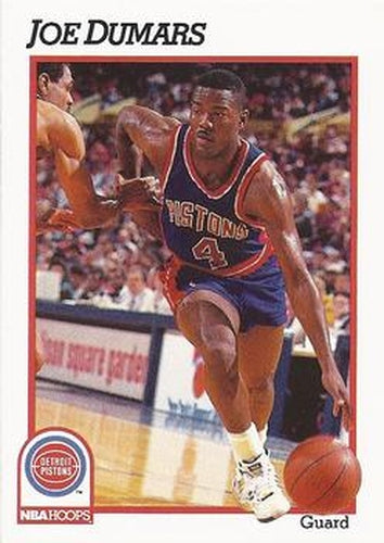 #60 Joe Dumars - Detroit Pistons - 1991-92 Hoops Basketball
