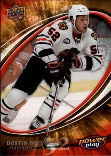 #60 Dustin Byfuglien - Chicago Blackhawks - 2008-09 Upper Deck Power Play Box Set Hockey