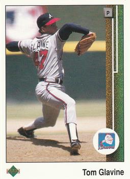#360 Tom Glavine - Atlanta Braves - 1989 Upper Deck Baseball