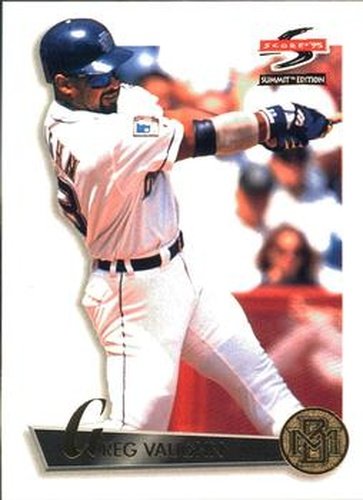 #60 Greg Vaughn - Milwaukee Brewers - 1995 Summit Baseball