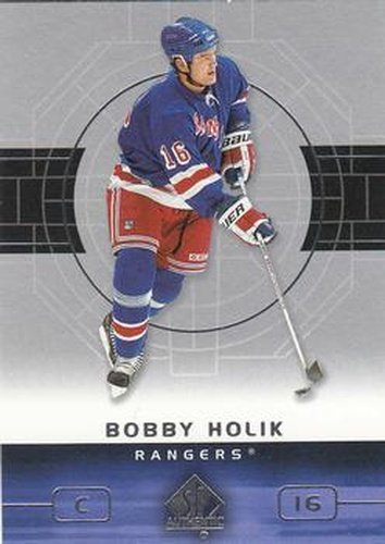 #60 Bobby Holik - New York Rangers - 2002-03 SP Authentic Hockey