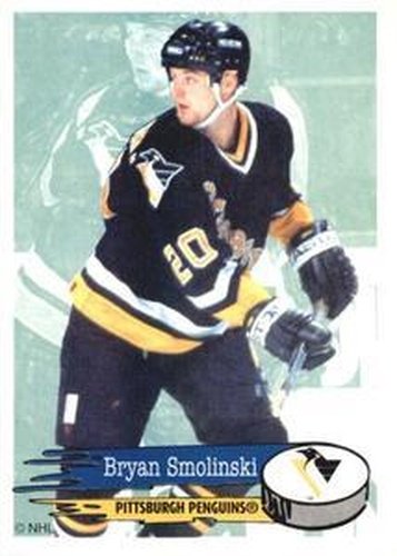 #60 Bryan Smolinski - Pittsburgh Penguins - 1995-96 Panini Hockey Stickers