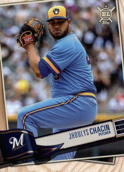 #60 Jhoulys Chacin - Milwaukee Brewers - 2019 Topps Big League Baseball