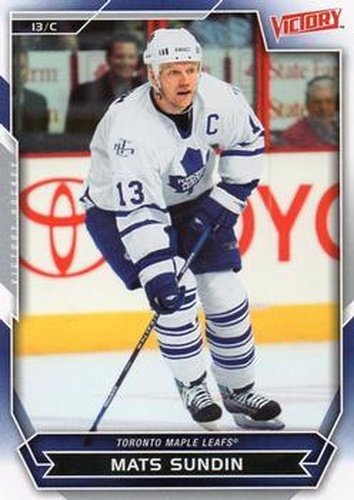 #60 Mats Sundin - Toronto Maple Leafs - 2007-08 Upper Deck Victory Hockey