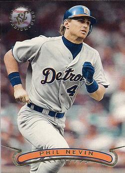 #60 Phil Nevin - Detroit Tigers - 1996 Stadium Club Baseball