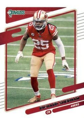 #60 Richard Sherman - San Francisco 49ers - 2021 Donruss Football
