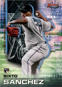 #60 Sixto Sanchez - Miami Marlins - 2021 Bowman's Best Baseball