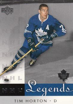 #60 Tim Horton - Toronto Maple Leafs - 2001-02 Upper Deck Legends Hockey