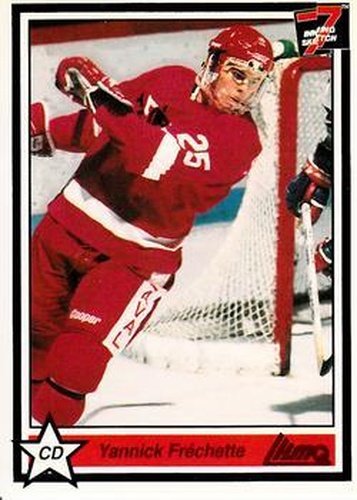 #60 Yannick Frechette - Laval Titan - 1990-91 7th Inning Sketch QMJHL Hockey