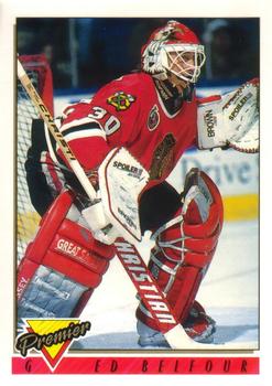 #60 Ed Belfour - Chicago Blackhawks - 1993-94 O-Pee-Chee Premier Hockey