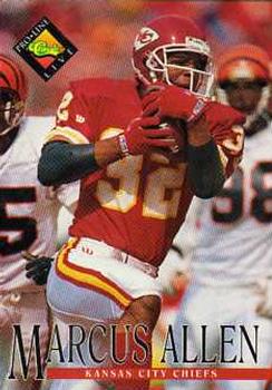 #60 Marcus Allen - Kansas City Chiefs - 1994 Pro Line Live Football