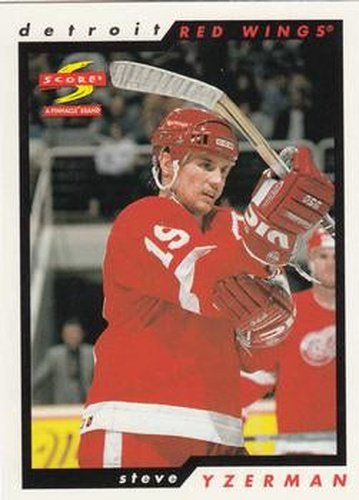 #60 Steve Yzerman - Detroit Red Wings - 1996-97 Score Hockey