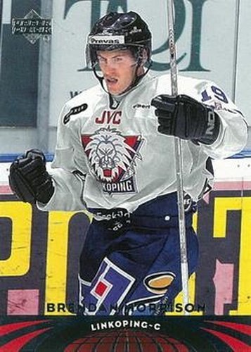 #60 Brendan Morrison - Linkoping - 2004-05 UD All-World Edition Hockey
