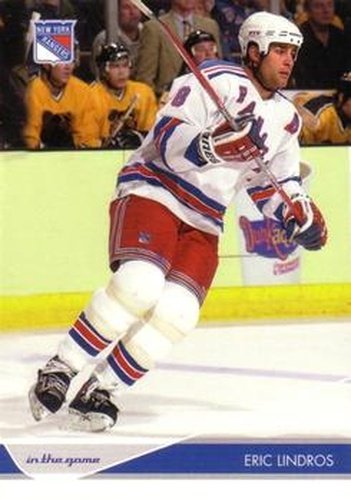 #60 Eric Lindros - New York Rangers - 2003-04 In The Game Toronto Star Hockey