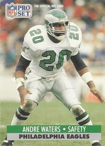 #260 Andre Waters - Philadelphia Eagles - 1991 Pro Set Football