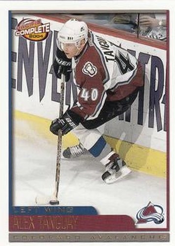 #60 Alex Tanguay - Colorado Avalanche - 2003-04 Pacific Complete Hockey