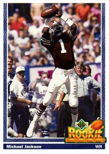 #610 Michael Jackson - Cleveland Browns - 1991 Upper Deck Football