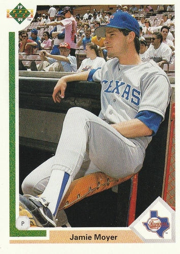 #610 Jamie Moyer - Texas Rangers - 1991 Upper Deck Baseball