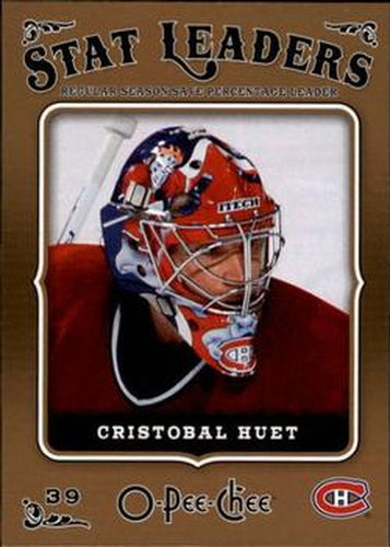 #610 Cristobal Huet - Montreal Canadiens - 2006-07 O-Pee-Chee Hockey