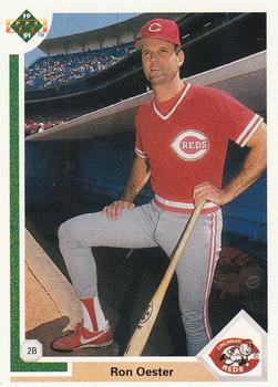 #611 Ron Oester - Cincinnati Reds - 1991 Upper Deck Baseball
