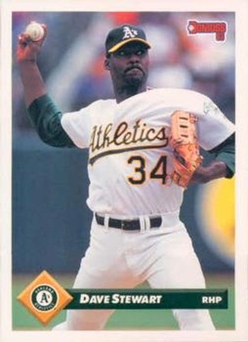 #611 Dave Stewart - Oakland Athletics - 1993 Donruss Baseball