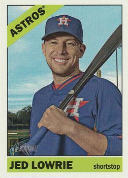 #611 Jed Lowrie - Houston Astros - 2015 Topps Heritage Baseball