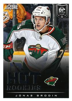 #611 Jonas Brodin - Minnesota Wild - 2013-14 Score Hockey