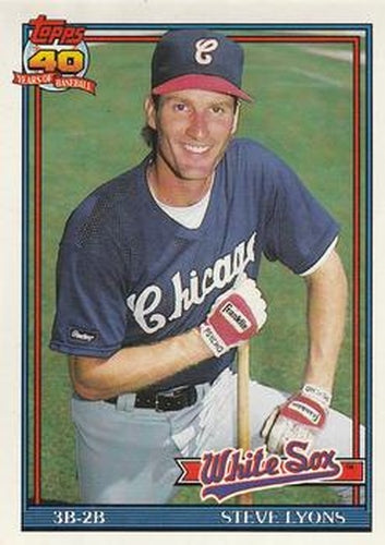 #612 Steve Lyons - Chicago White Sox - 1991 O-Pee-Chee Baseball