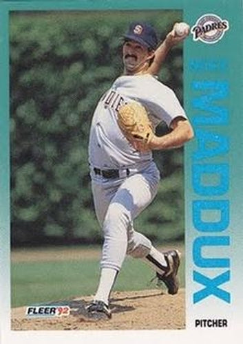 #613 Mike Maddux - San Diego Padres - 1992 Fleer Baseball