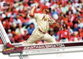 #613 Jonathan Broxton - St. Louis Cardinals - 2017 Topps Baseball