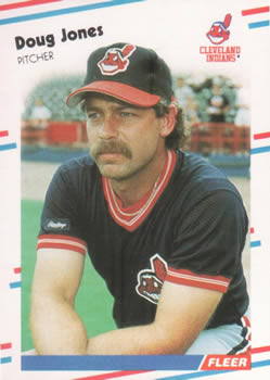 #613 Doug Jones - Cleveland Indians - 1988 Fleer Baseball