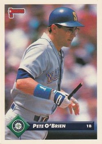 #613 Pete O'Brien - Seattle Mariners - 1993 Donruss Baseball