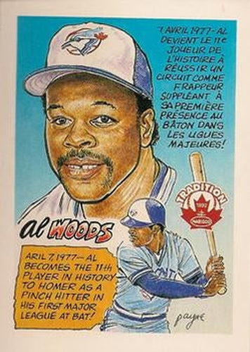 #4 Alvis Woods - Toronto Blue Jays - 1992 Nabisco Baseball
