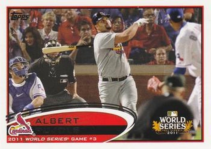 #108 Albert Pujols - St. Louis Cardinals - 2012 Topps Baseball