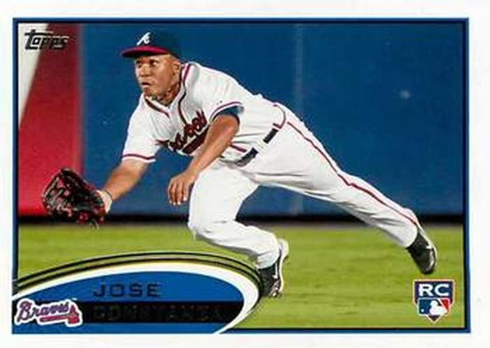 #338 Jose Constanza - Atlanta Braves - 2012 Topps Baseball