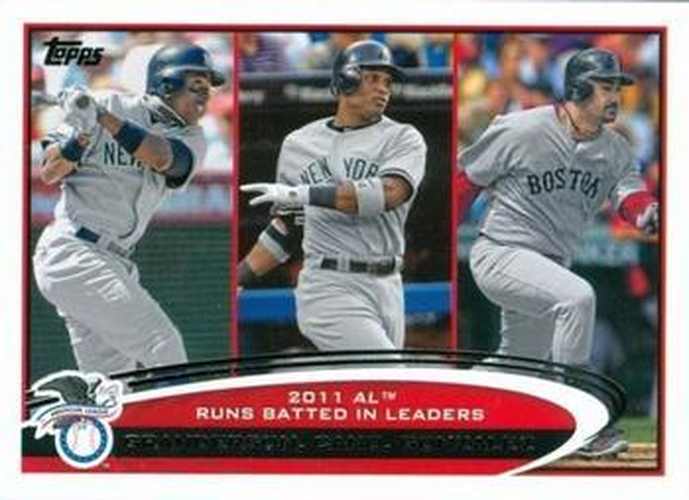 #33 2011 I Leaders Curtis Granderson / Robinson Cano / Adrian Gonzalez - New York Yankees / New York Yankees / Boston Red Sox - 2012 Topps Baseball