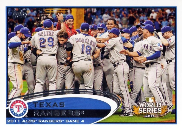 #59 Texas Rangers - Texas Rangers - 2012 Topps Baseball