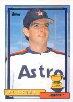 #614 Al Osuna - Houston Astros - 1992 Topps Baseball