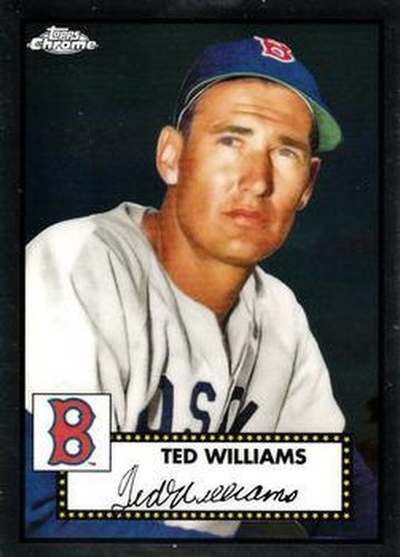 #614 Ted Williams - Boston Red Sox - 2021 Topps Chrome Platinum Anniversary Baseball