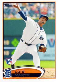 #615 Luis Marte - Detroit Tigers - 2012 Topps Baseball