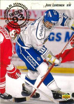 #615 Jere Lehtinen - Finland - 1992-93 Upper Deck Hockey