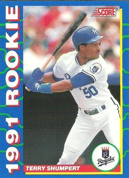#27 Terry Shumpert - Kansas City Royals - 1991 Score Rookies Baseball