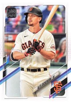 #616 Alex Dickerson - San Francisco Giants - 2021 Topps Baseball